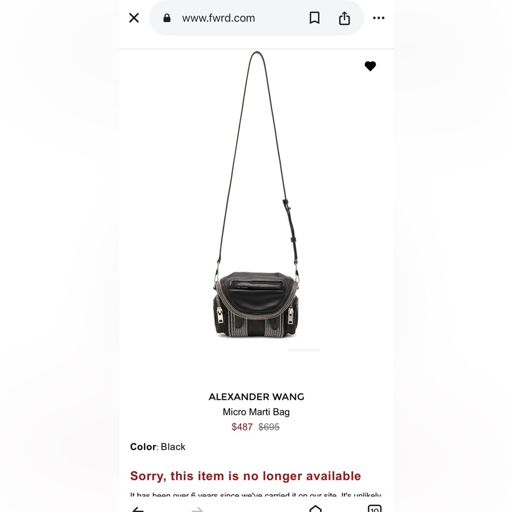 Black Leather Crossbody Bag - Picture 4 of 15